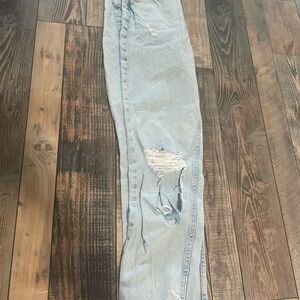 Distressed Light Blue Jeans